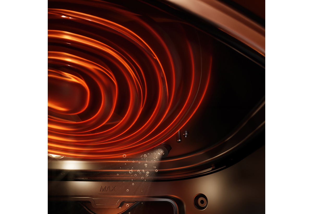 Παρουσιάζει τον τρόπο ψεκασμού του νερού